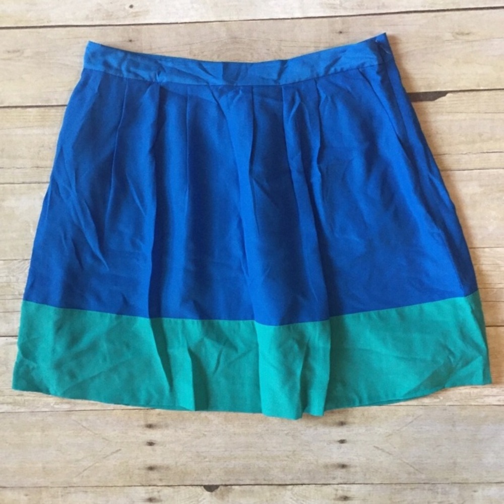 J. Crew color block skirt